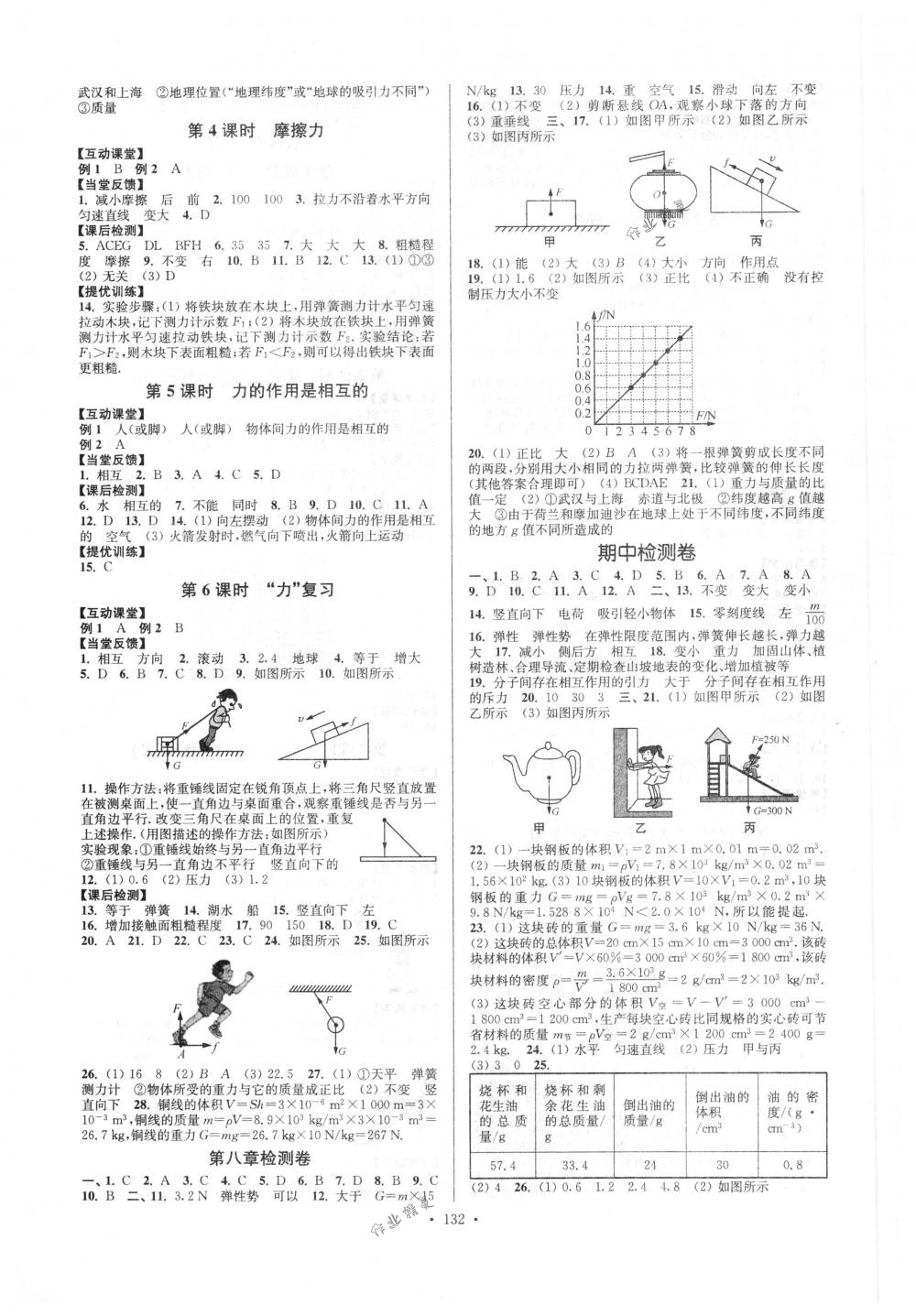 2018年南通小題課時(shí)作業(yè)本八年級(jí)物理下冊(cè)蘇科版 第4頁(yè)