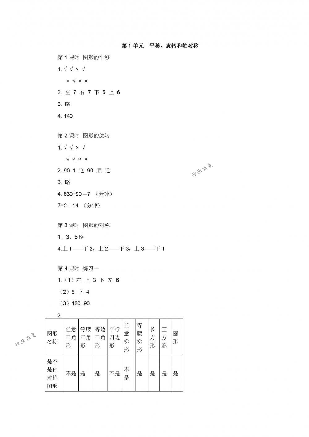 2018年伴你学数学四年级下册苏教版 第1页