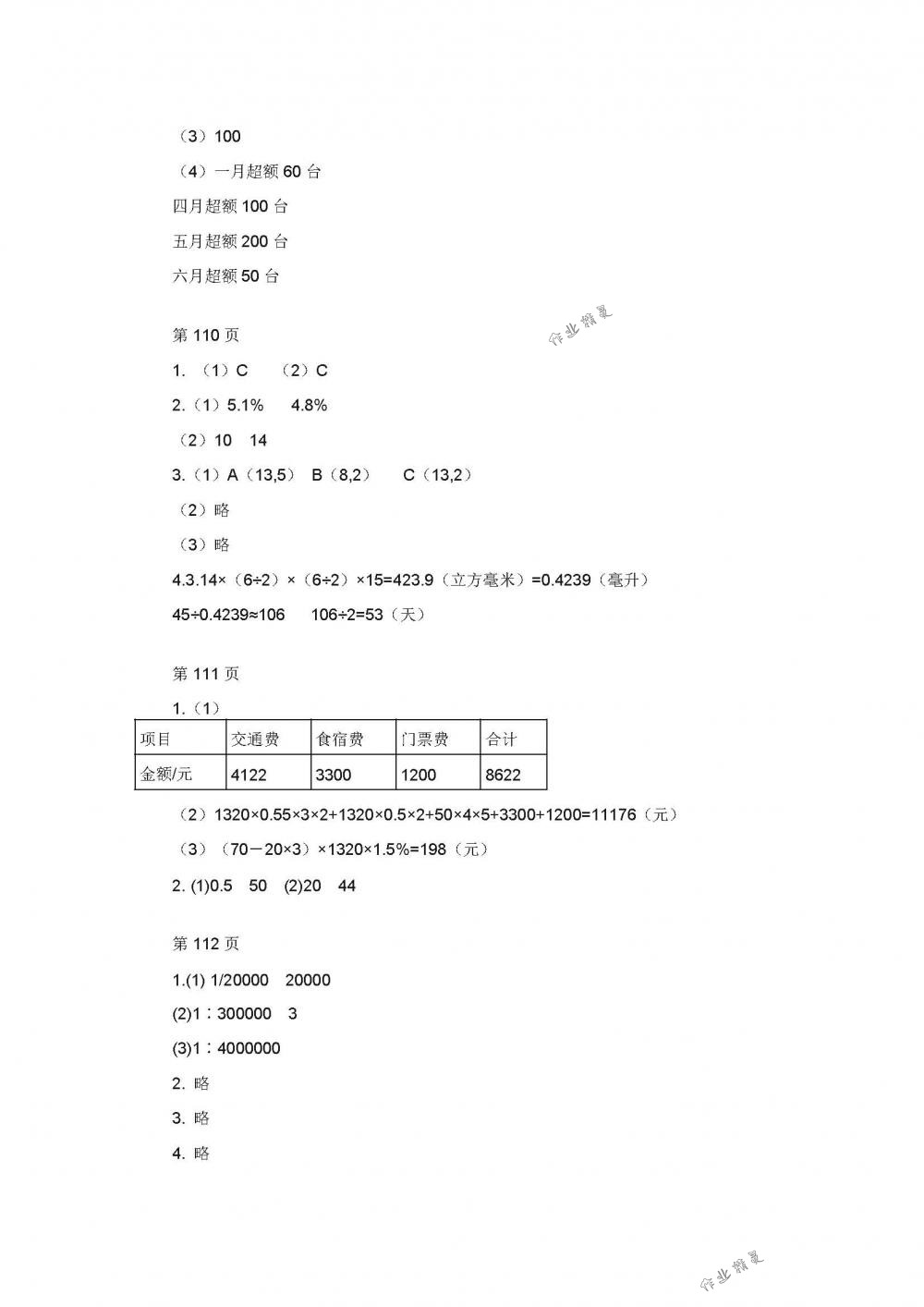 2018年伴你学六年级数学下册苏教版 第47页