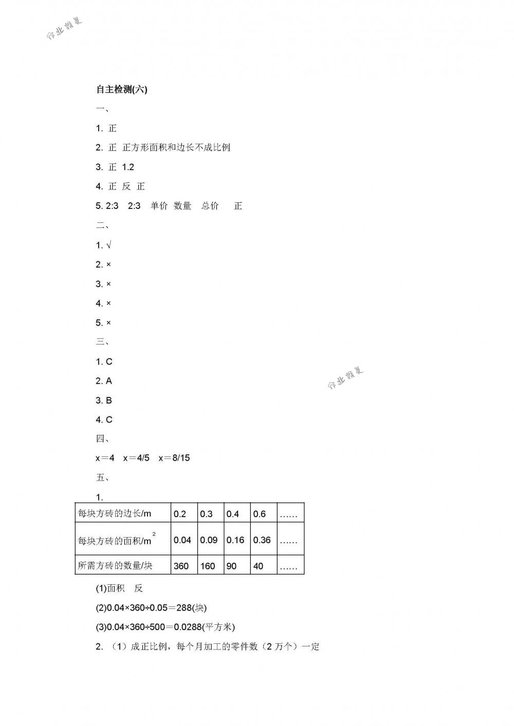 2018年伴你学六年级数学下册苏教版 第31页