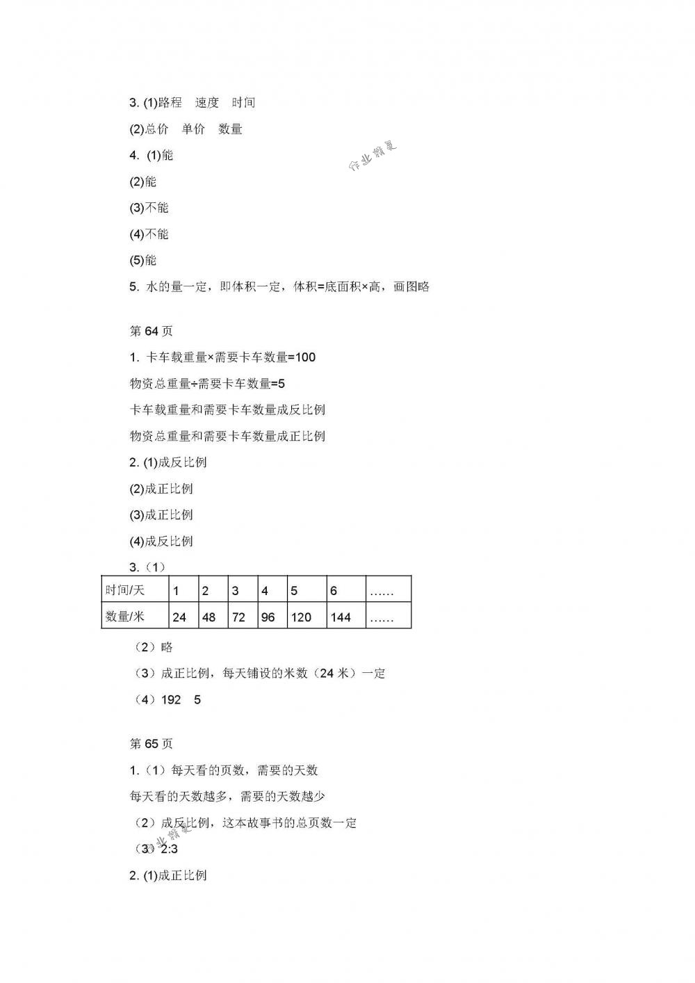 2018年伴你学六年级数学下册苏教版 第29页