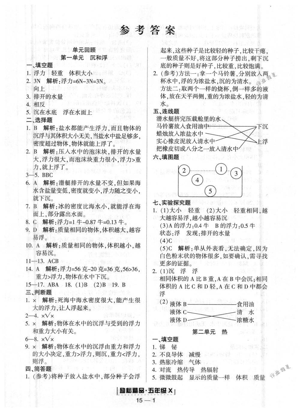 2018年励耘书业浙江期末五年级科学下册教科版 第1页