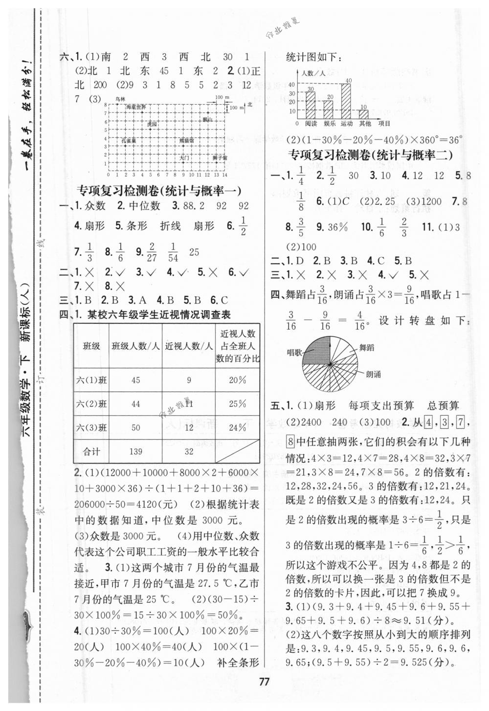 2018年完全考卷六年級(jí)數(shù)學(xué)下冊(cè)人教版 第5頁