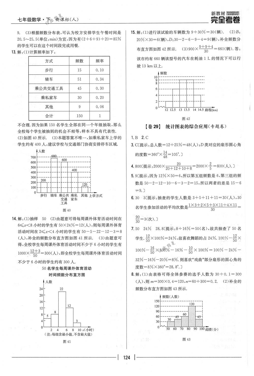 2018年完全考卷七年级数学下册人教版 第24页