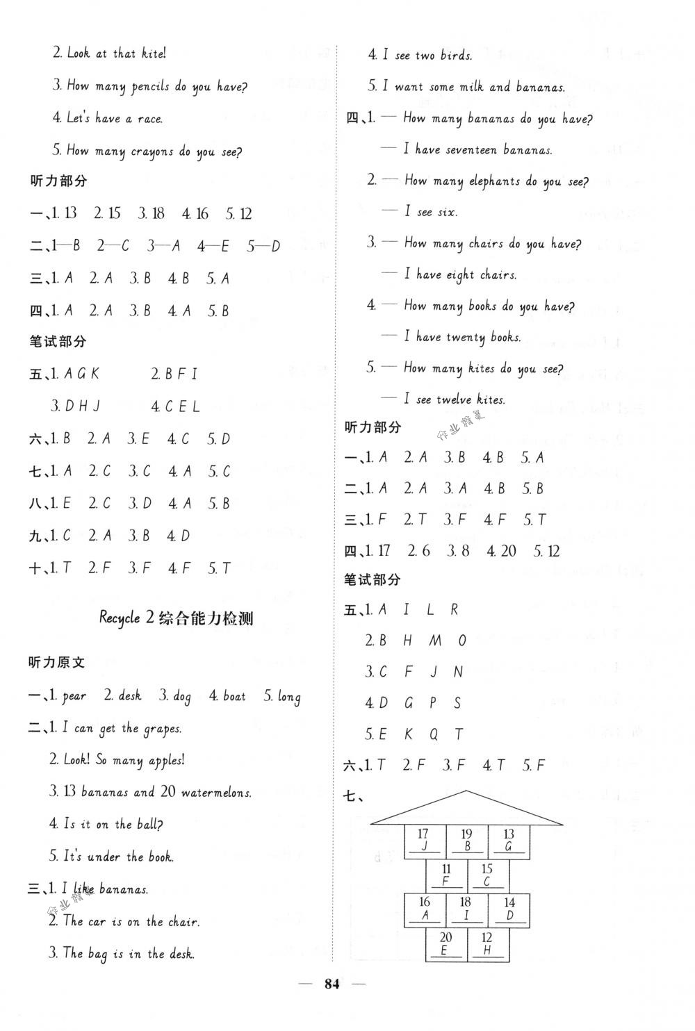 2018年陽(yáng)光同學(xué)課時(shí)優(yōu)化作業(yè)三年級(jí)英語(yǔ)下冊(cè)人教PEP版 第10頁(yè)