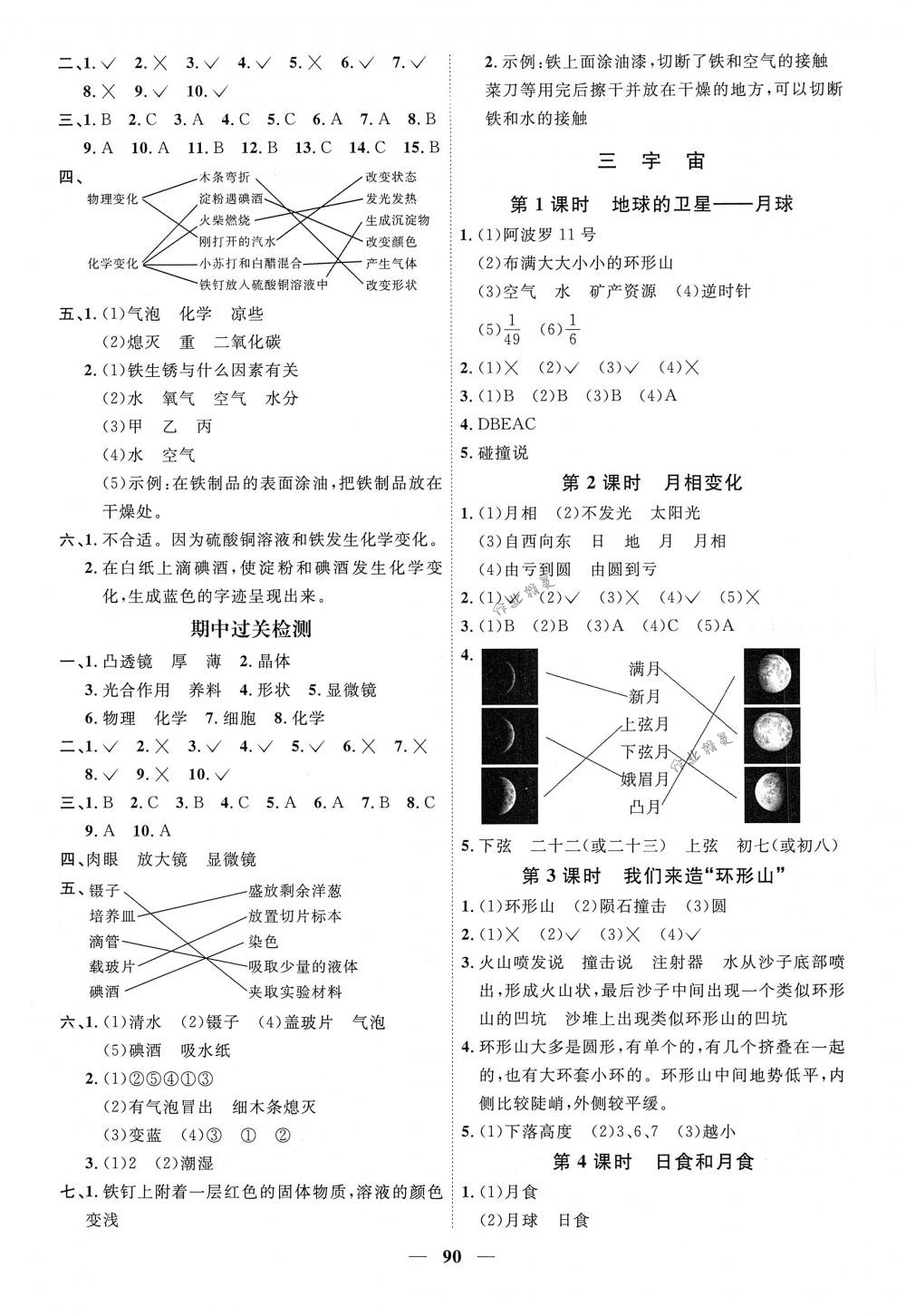 2018年陽光同學(xué)課時(shí)優(yōu)化作業(yè)六年級(jí)科學(xué)下冊(cè)教科版 第4頁