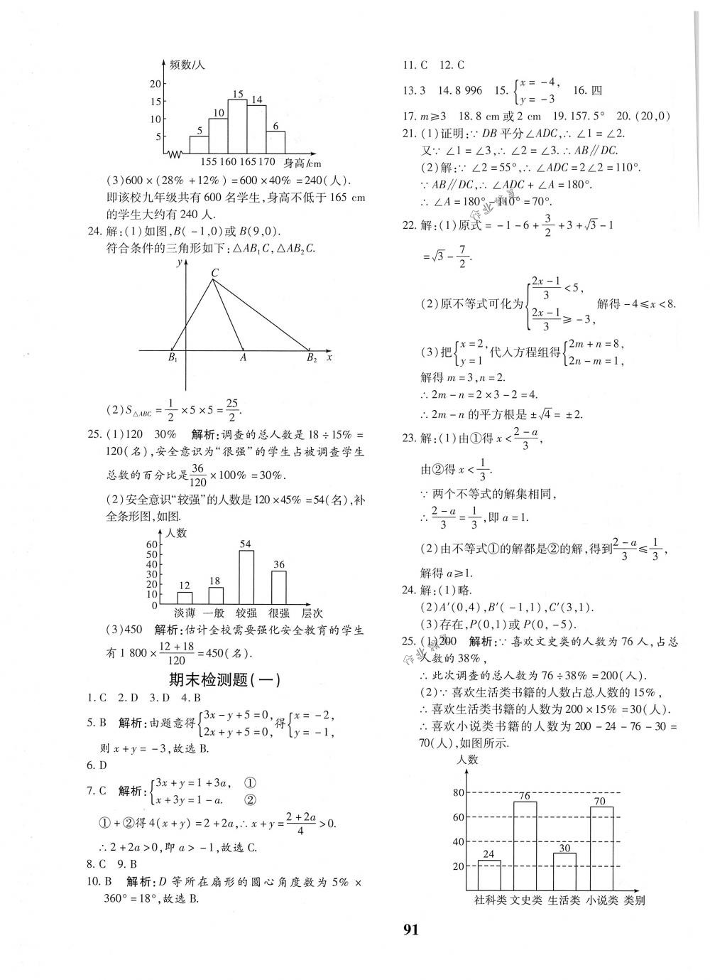 2018年黄冈360度定制密卷七年级数学下册人教版 第11页