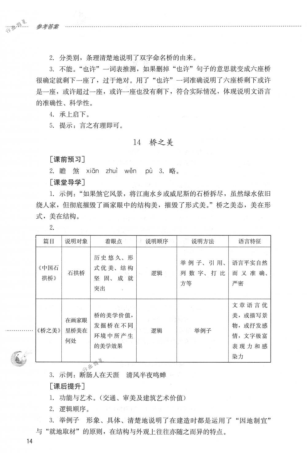 2018年初中課堂同步訓(xùn)練七年級(jí)語文下冊(cè)魯教版五四制山東文藝出版社 第14頁