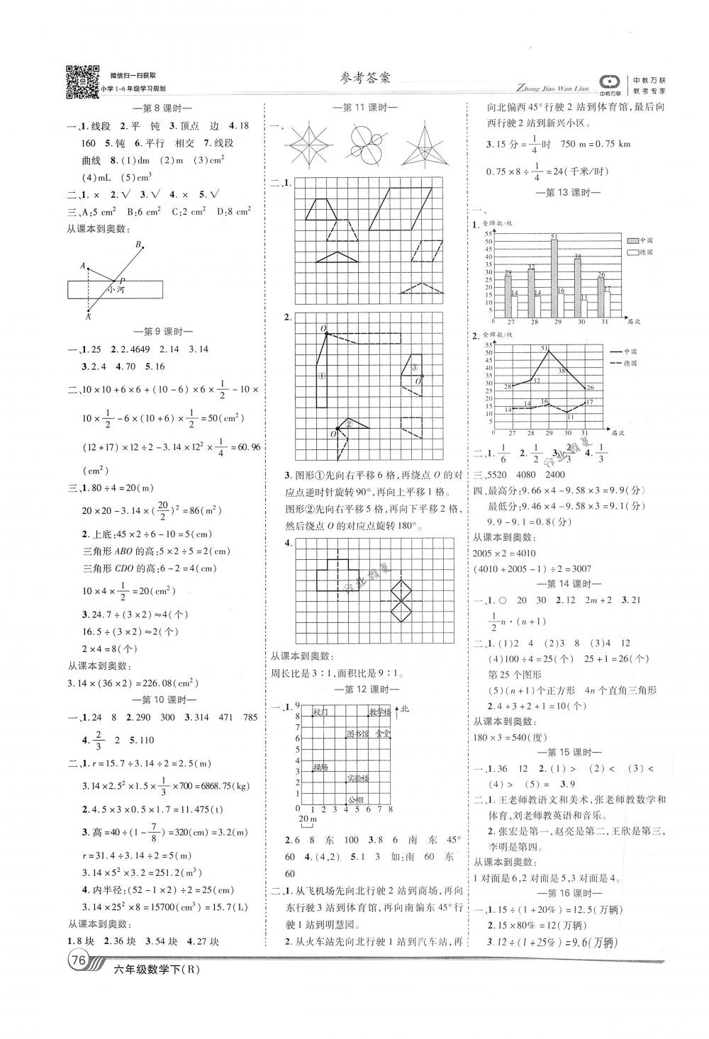 2018年全優(yōu)課堂考點(diǎn)集訓(xùn)與滿分備考六年級(jí)數(shù)學(xué)下冊(cè)人教版 第6頁(yè)