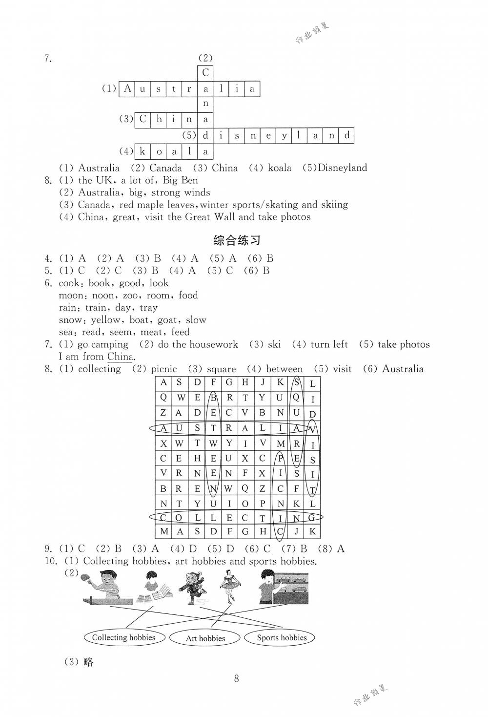 2018年海淀名師伴你學(xué)同步學(xué)練測四年級(jí)英語下冊(cè)人教版 第8頁