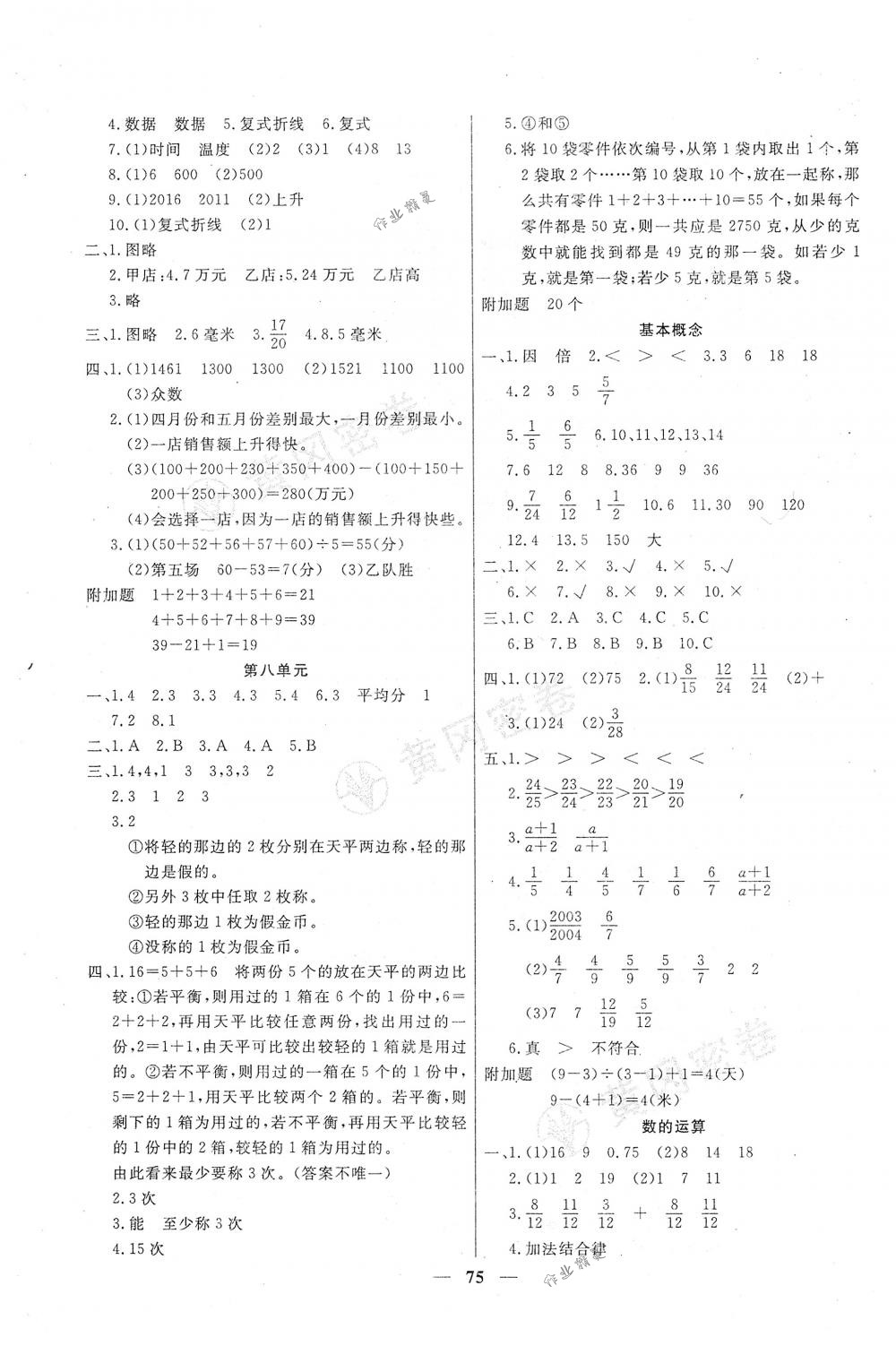 2018年王后雄黃岡密卷五年級(jí)數(shù)學(xué)下冊(cè)人教版 第3頁(yè)