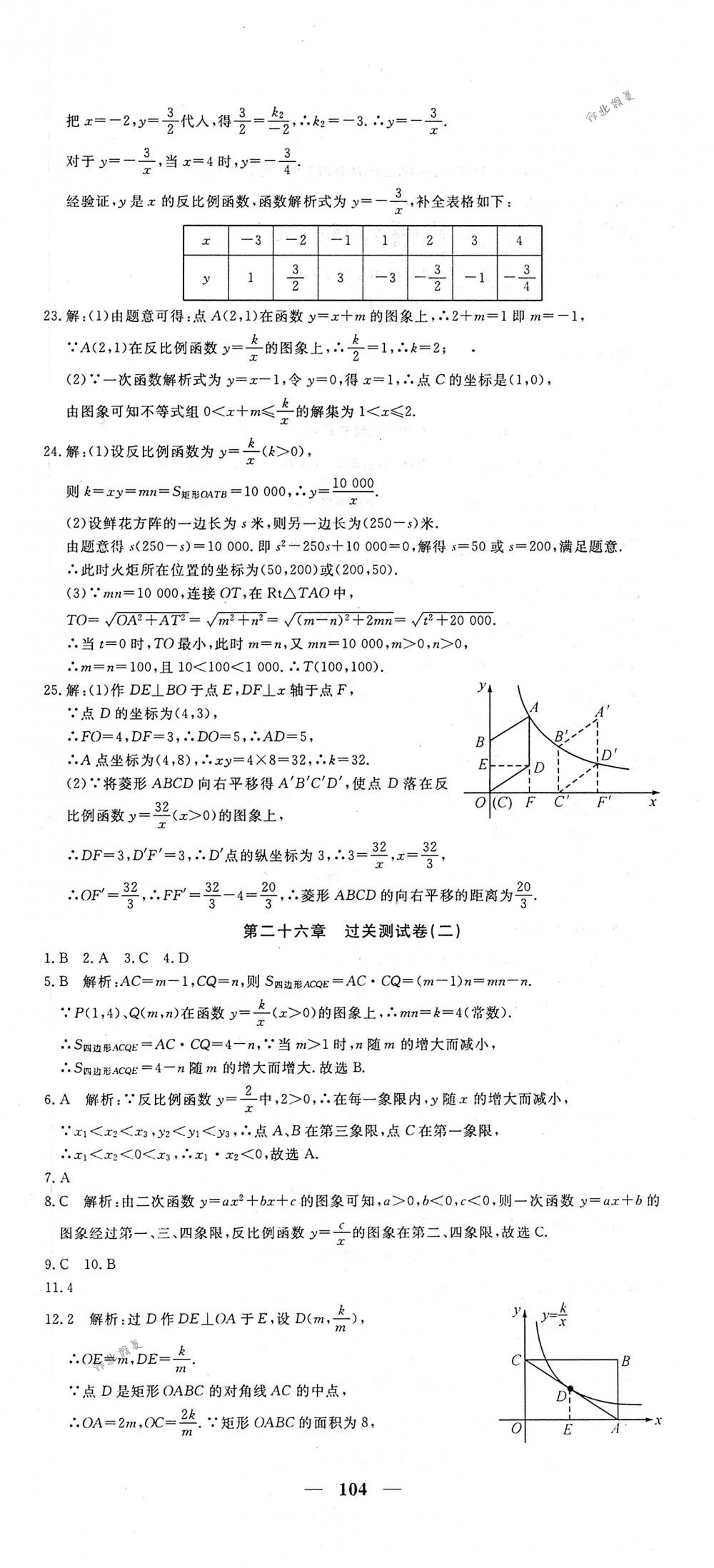 2018年王后雄黃岡密卷九年級數(shù)學下冊人教版 第2頁