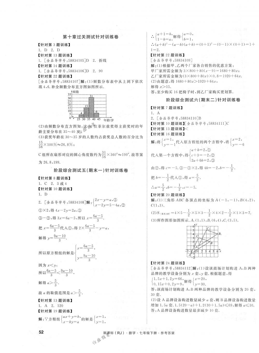 2018年全品小復(fù)習(xí)七年級(jí)數(shù)學(xué)下冊(cè)人教版 第13頁(yè)