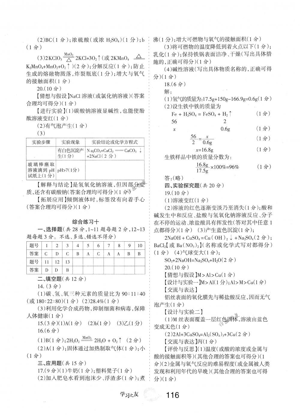 2018年學(xué)習(xí)之友九年級化學(xué)下冊人教版 第15頁