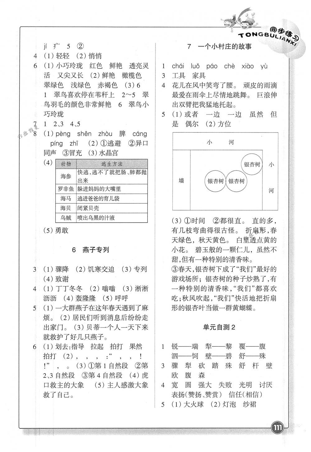 2018年同步練習(xí)三年級語文下冊人教版浙江教育出版社 第2頁