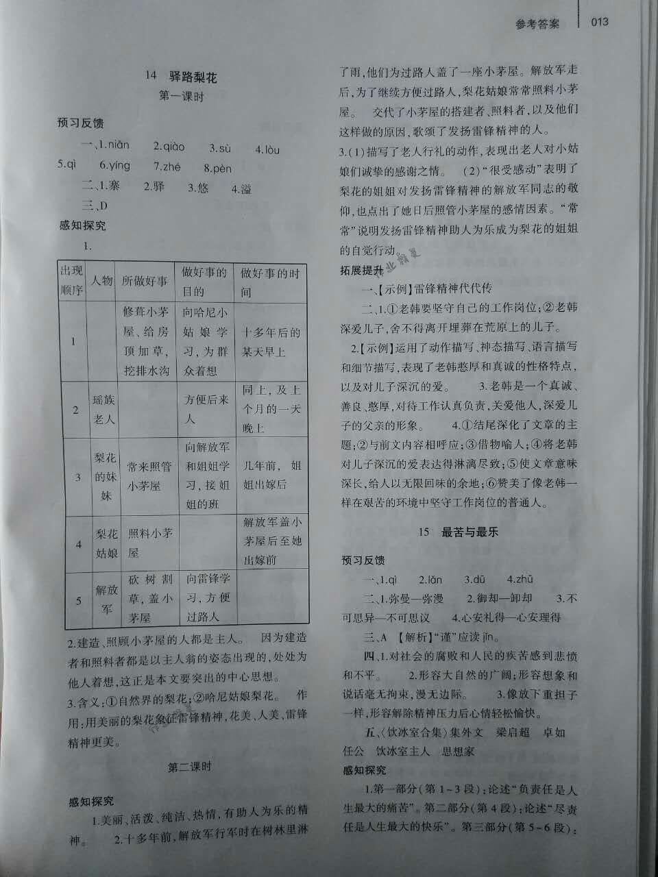 2018年基礎(chǔ)訓(xùn)練七年級(jí)語文下冊(cè)人教版僅限河南省使用大象出版社 第13頁