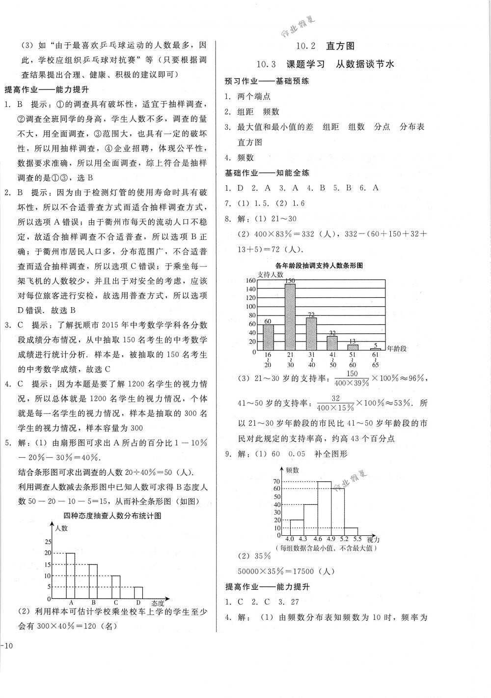 2018年胜券在握打好基础金牌作业本七年级数学下册人教版 第20页