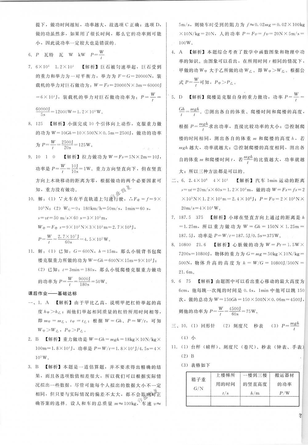 2018年勝券在握打好基礎(chǔ)金牌作業(yè)本八年級(jí)物理下冊(cè)人教版 第23頁