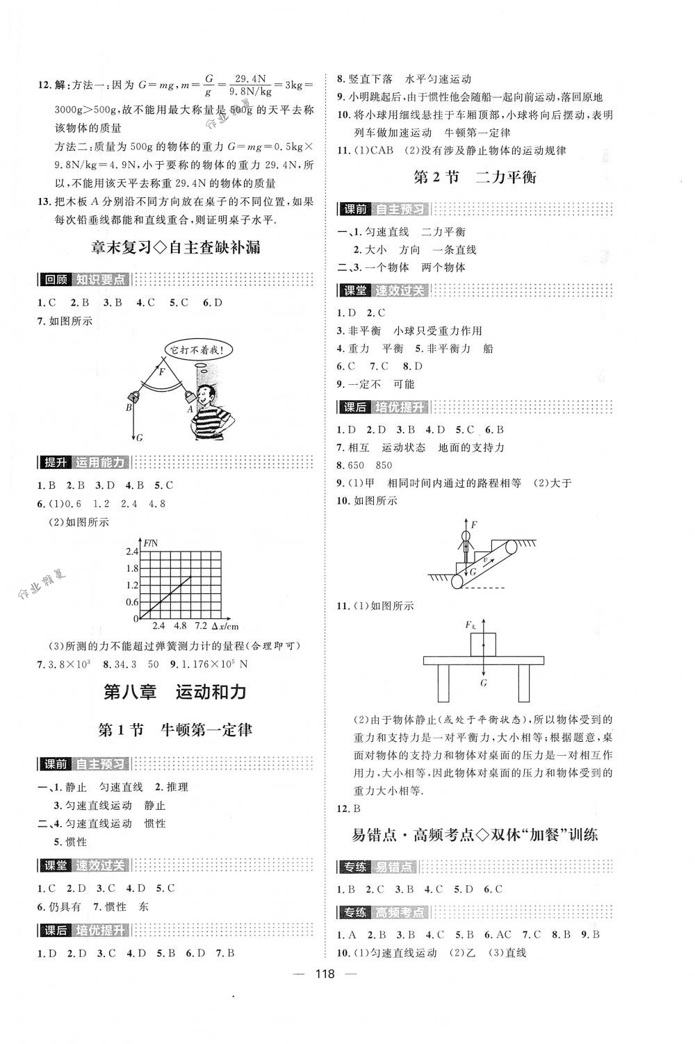 2018年阳光计划八年级物理下册人教版 第2页