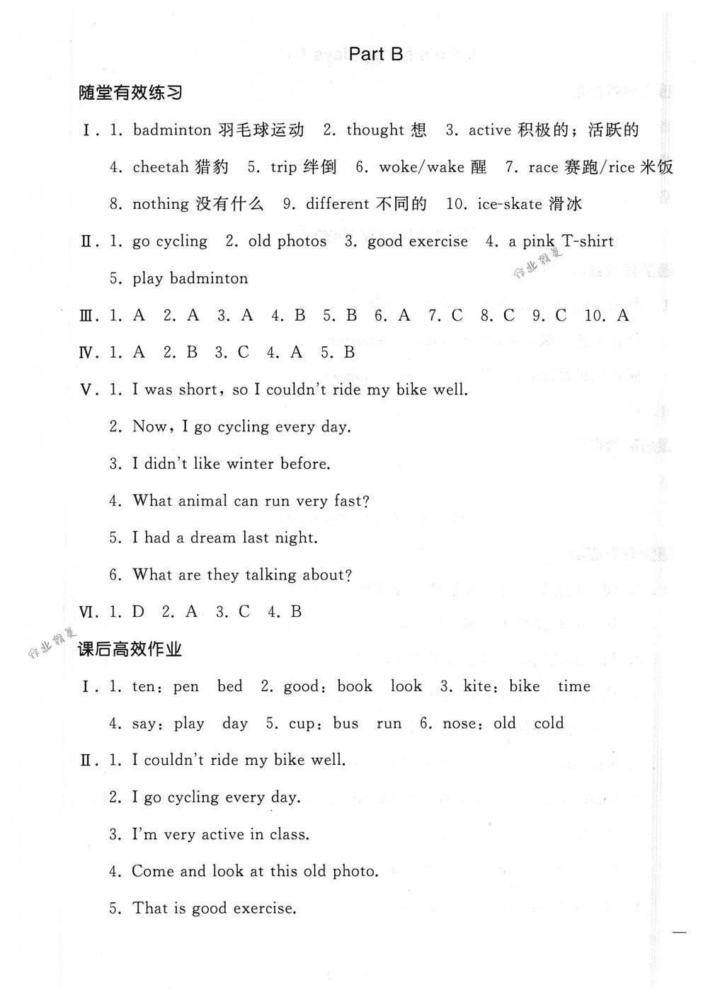 2018年同步輕松練習(xí)六年級(jí)英語(yǔ)下冊(cè)人教版 第13頁(yè)