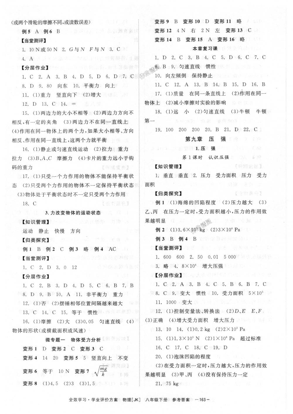 2018年全效學(xué)習(xí)八年級(jí)物理下冊(cè)教科版 第3頁