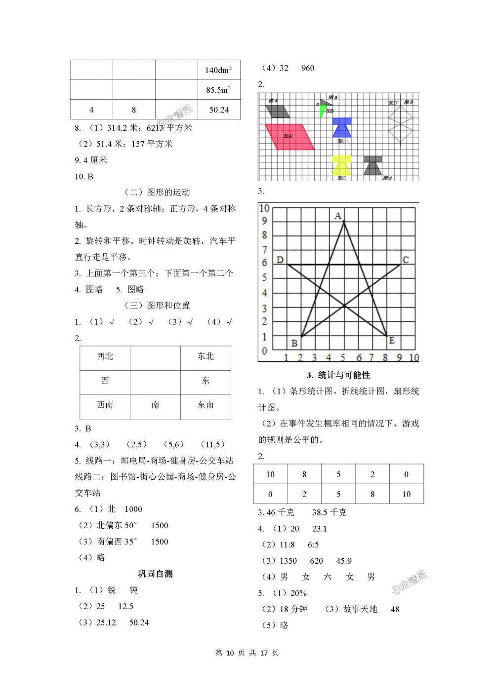 2018年課程基礎(chǔ)訓(xùn)練六年級數(shù)學(xué)下冊人教版湖南少年兒童出版社 第10頁