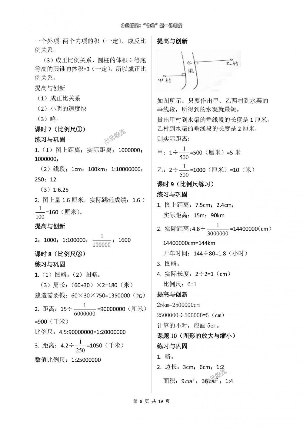 2018年數(shù)學(xué)學(xué)習(xí)與鞏固六年級(jí)下冊(cè)人教版 第8頁