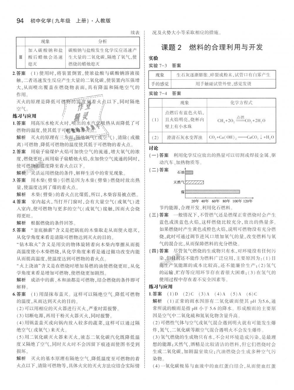 2018年5年中考3年模拟初中化学九年级上册人教版 第55页