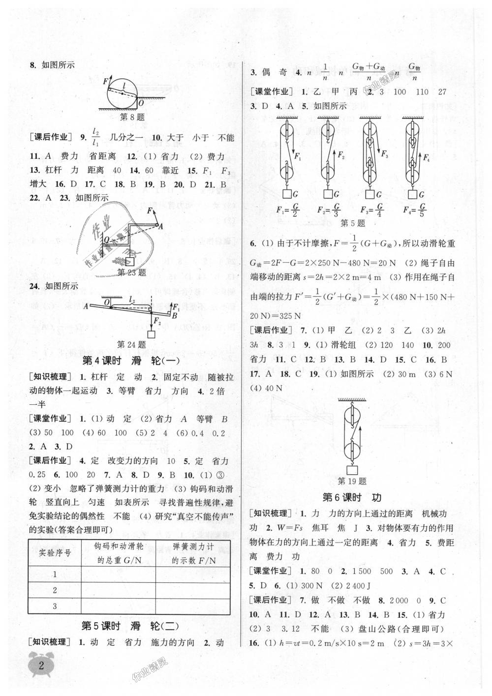 2018年通城學(xué)典課時作業(yè)本九年級物理上冊蘇科版江蘇專用 第2頁