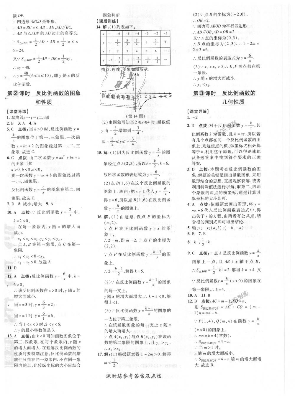 2018年点拨训练九年级数学上册沪科版 第12页