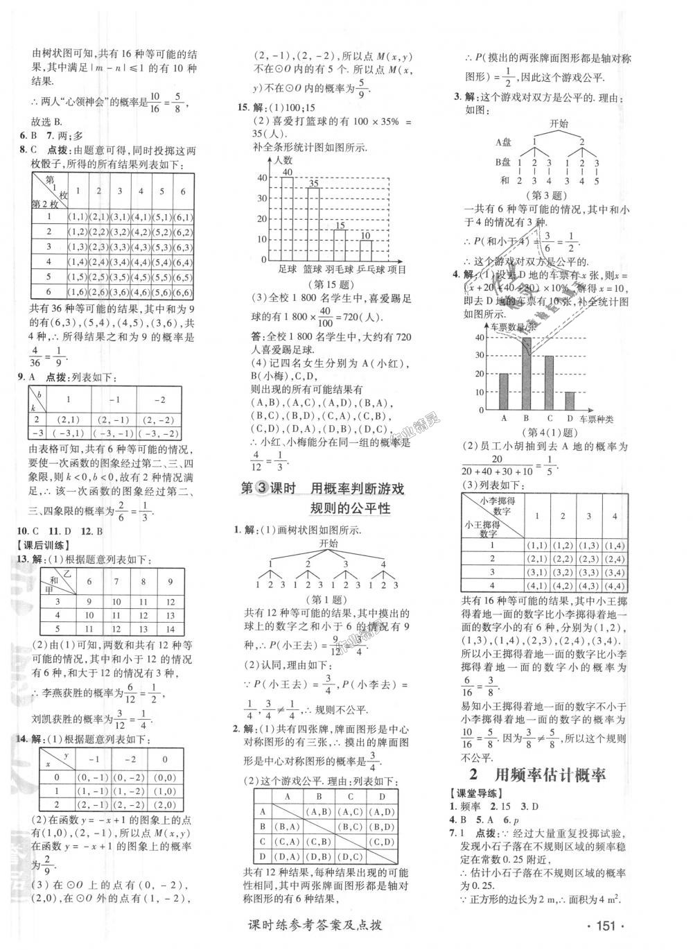 2018年點(diǎn)撥訓(xùn)練九年級(jí)數(shù)學(xué)上冊(cè)北師大版 第17頁(yè)