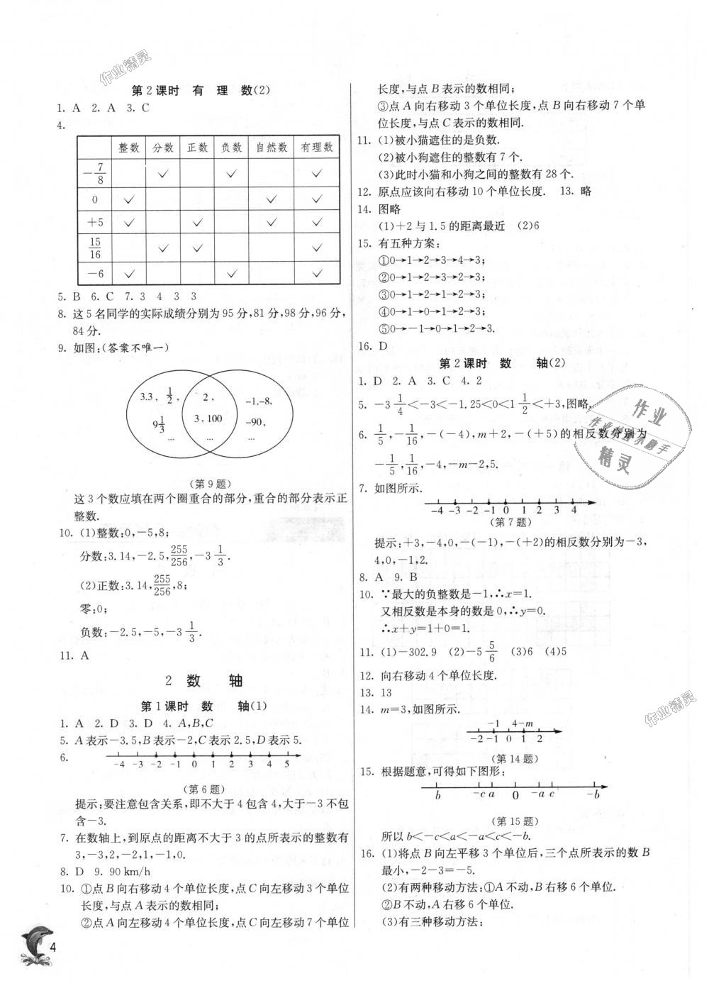 2018年实验班提优训练七年级数学上册北师大版 第4页