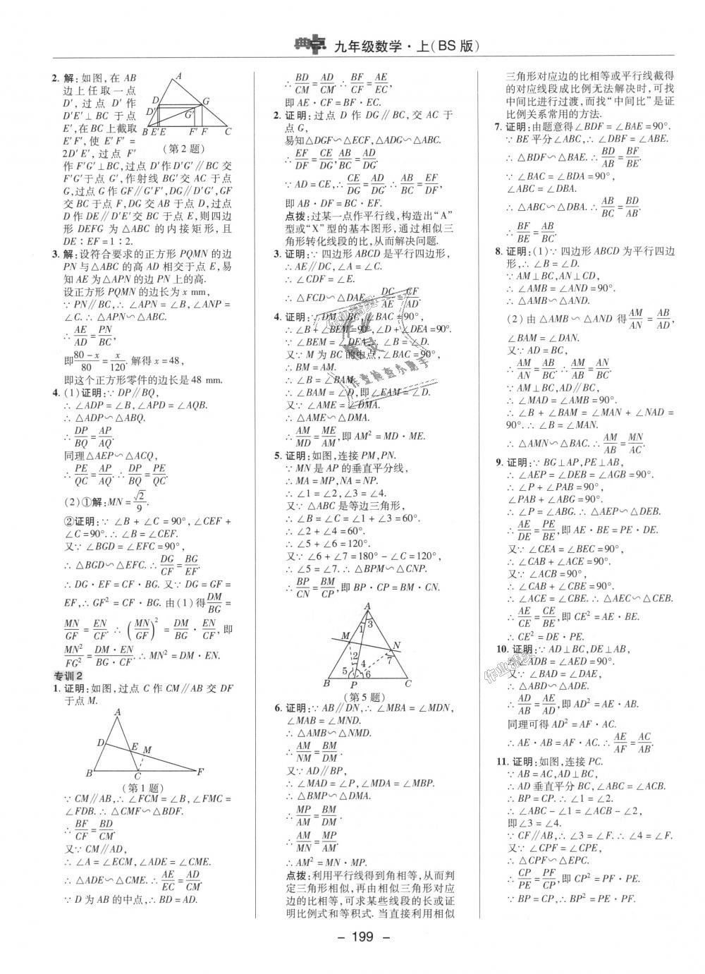 2018年綜合應(yīng)用創(chuàng)新題典中點(diǎn)九年級數(shù)學(xué)上冊北師大版 第31頁