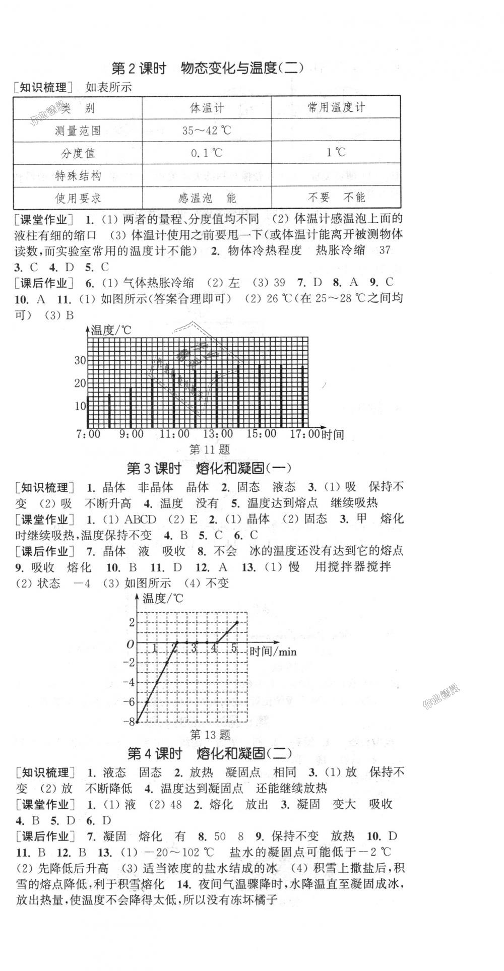 2018年通城學(xué)典課時(shí)作業(yè)本八年級物理上冊教科版 第12頁