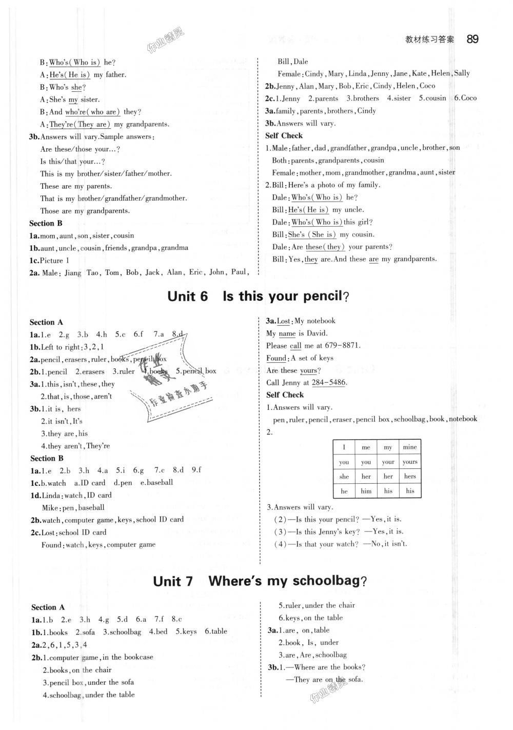 2018年5年中考3年模擬初中英語(yǔ)六年級(jí)上冊(cè)魯教版山東專(zhuān)版 第30頁(yè)