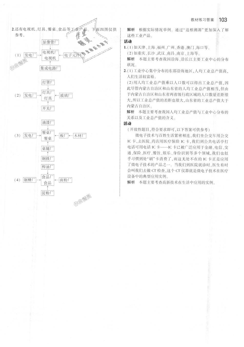 2018年5年中考3年模擬初中地理八年級(jí)上冊人教版 第40頁