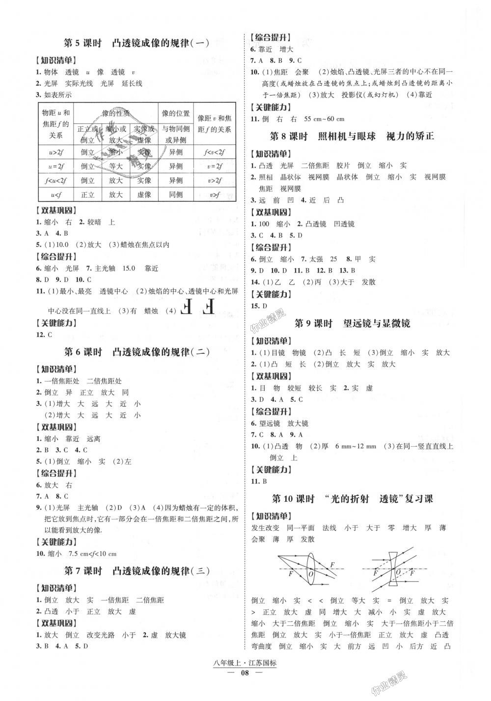 2018年經(jīng)綸學(xué)典新課時(shí)作業(yè)八年級(jí)物理上冊(cè)江蘇版 第8頁(yè)