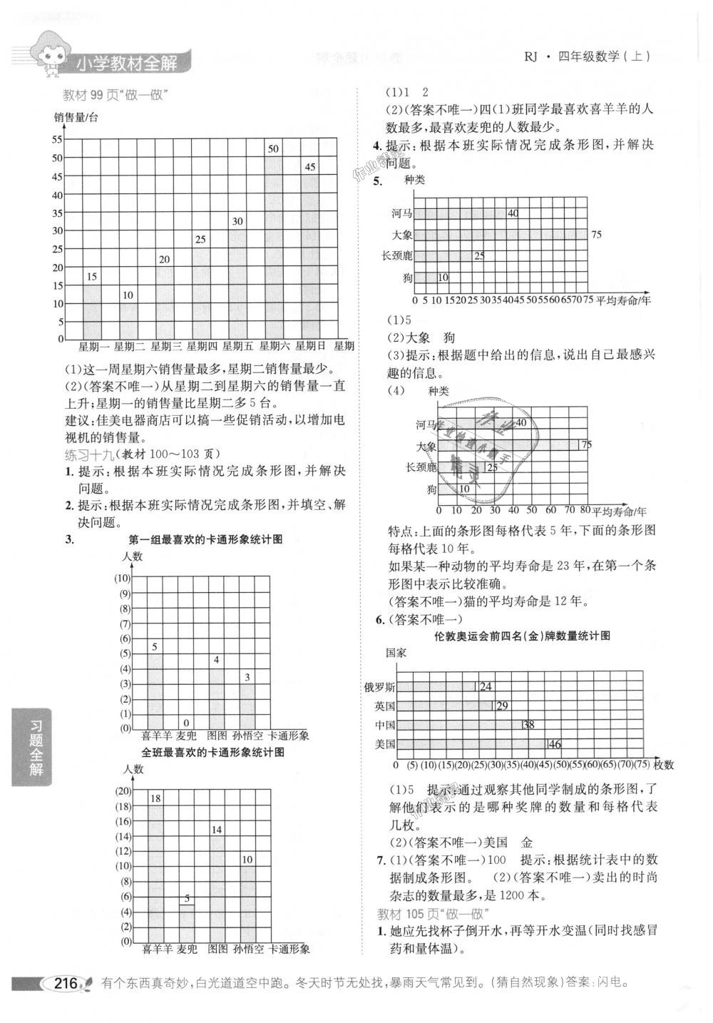 2018年小学教材全解四年级数学上册人教版 第24页