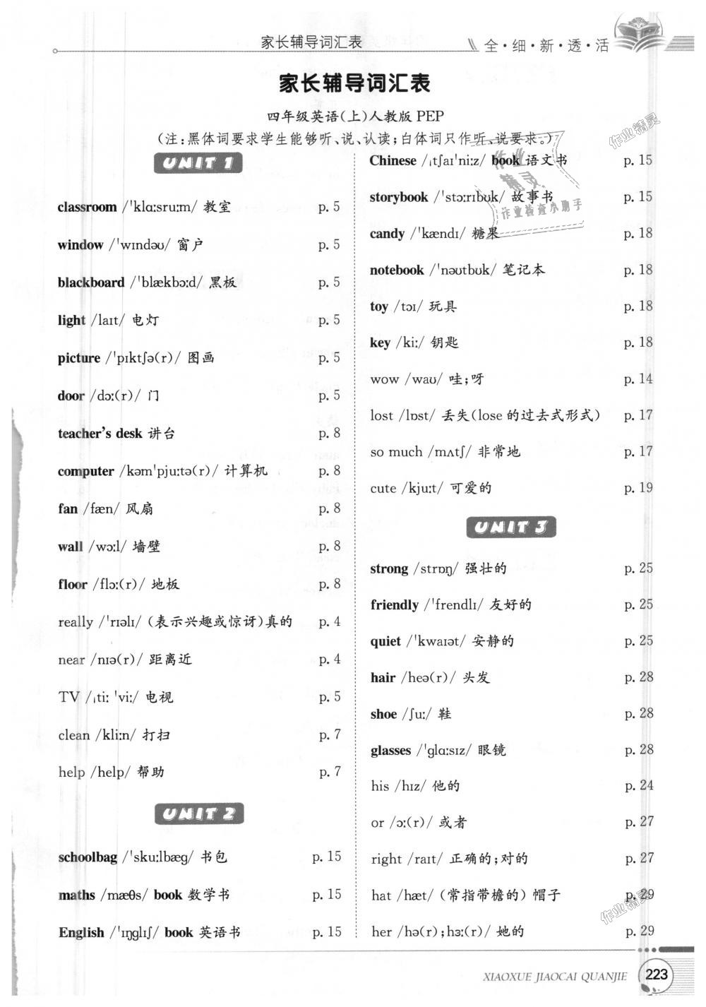 2018年小學(xué)教材全解四年級(jí)英語(yǔ)上冊(cè)人教PEP版 第12頁(yè)