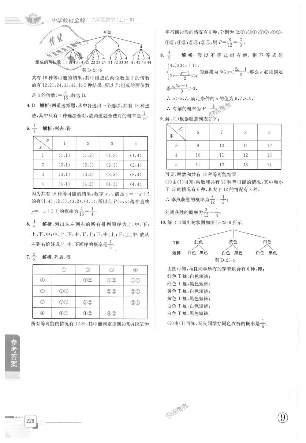 2018年中學教材全解九年級數(shù)學上冊人教版 第15頁