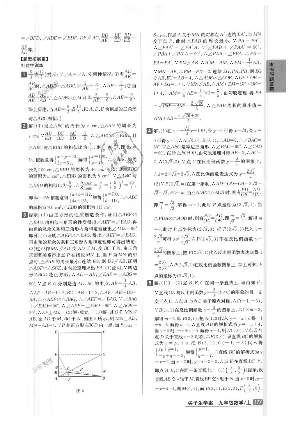 2018年尖子生學(xué)案九年級數(shù)學(xué)上冊華師大版彩繪版 第12頁