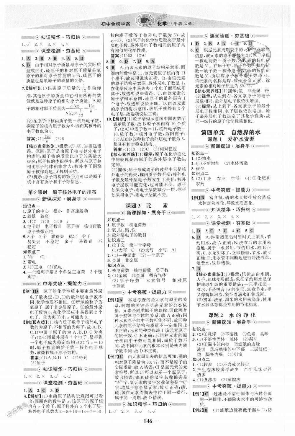 2018年世紀(jì)金榜金榜學(xué)案九年級化學(xué)上冊人教版 第5頁