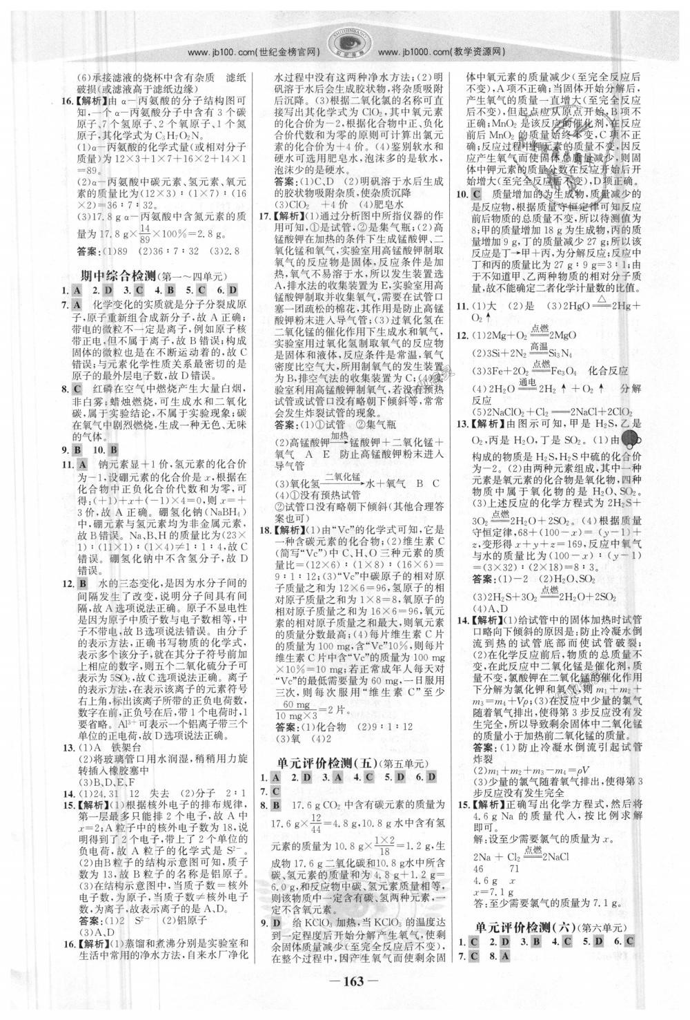 2018年世紀(jì)金榜金榜學(xué)案九年級化學(xué)上冊人教版 第22頁