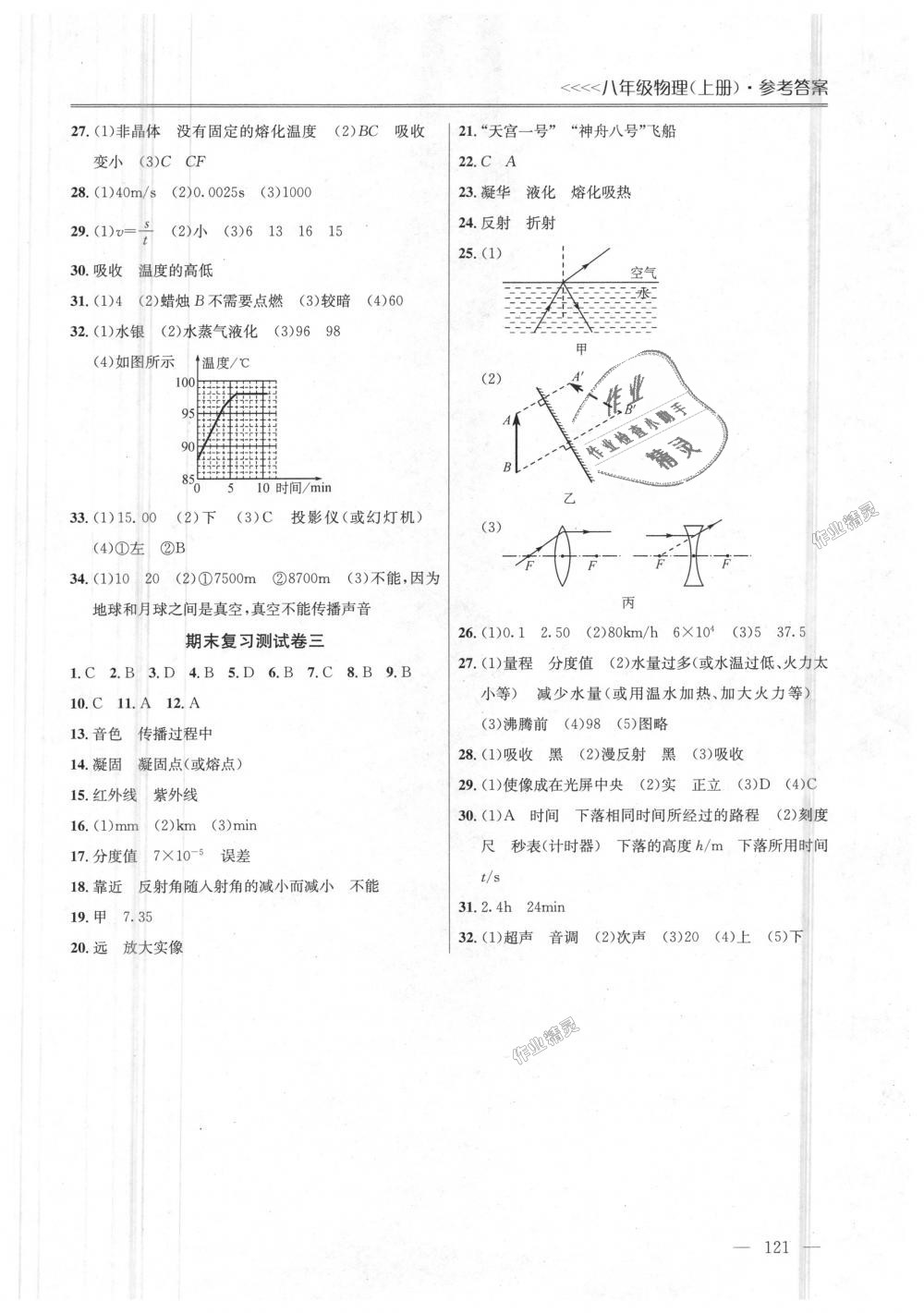 2018年提優(yōu)訓(xùn)練非常階段123八年級(jí)物理上冊江蘇版 第9頁