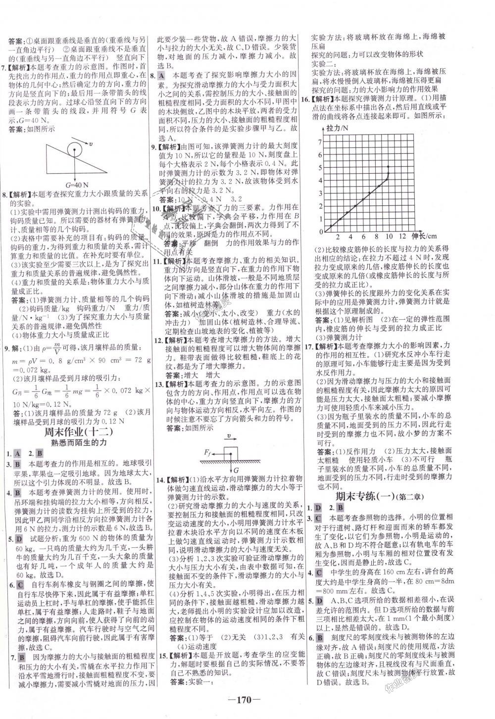 2018年世紀(jì)金榜百練百勝八年級(jí)物理上冊(cè)滬科版 第26頁(yè)