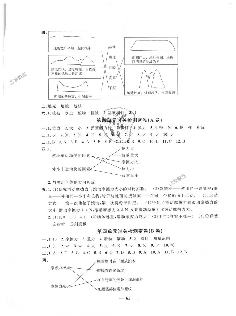 2018年陽光同學(xué)一線名師全優(yōu)好卷五年級科學(xué)上冊教科版 第5頁