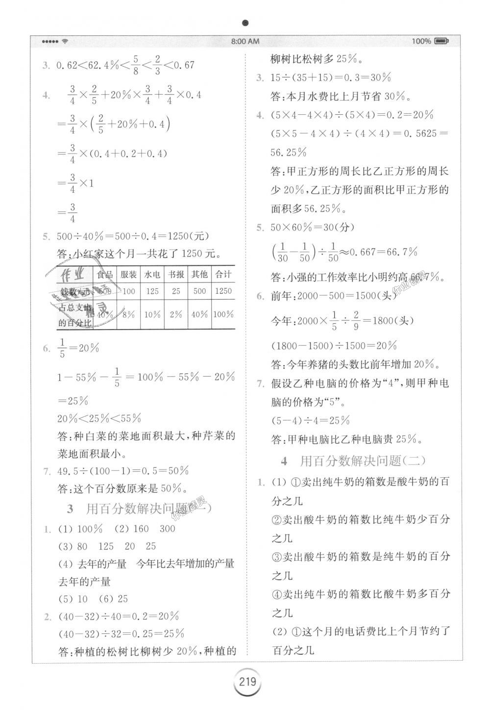 2018年全易通小学数学六年级上册人教版 第14页