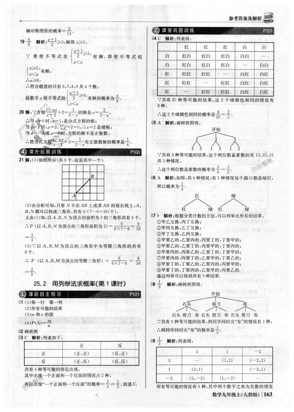 2018年1加1輕巧奪冠優(yōu)化訓(xùn)練九年級數(shù)學(xué)上冊人教版銀版 第44頁