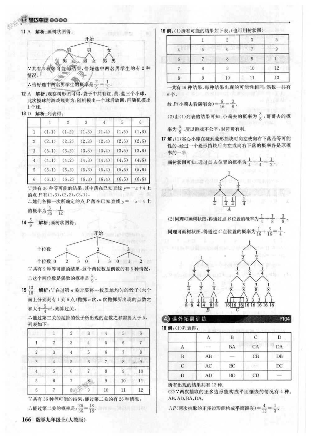 2018年1加1輕巧奪冠優(yōu)化訓練九年級數(shù)學上冊人教版銀版 第47頁