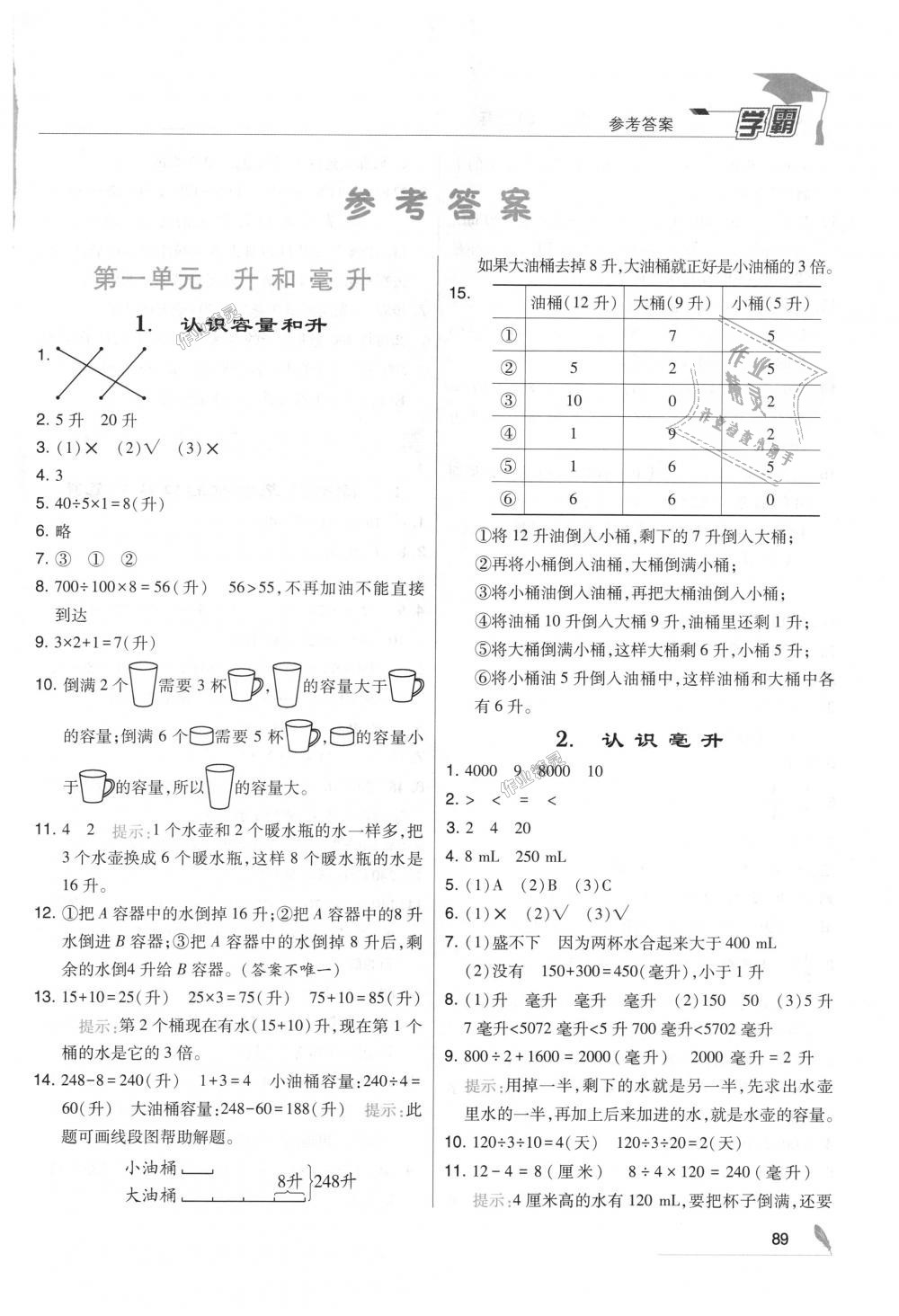 2018年經(jīng)綸學(xué)典學(xué)霸四年級數(shù)學(xué)上冊江蘇版 第1頁